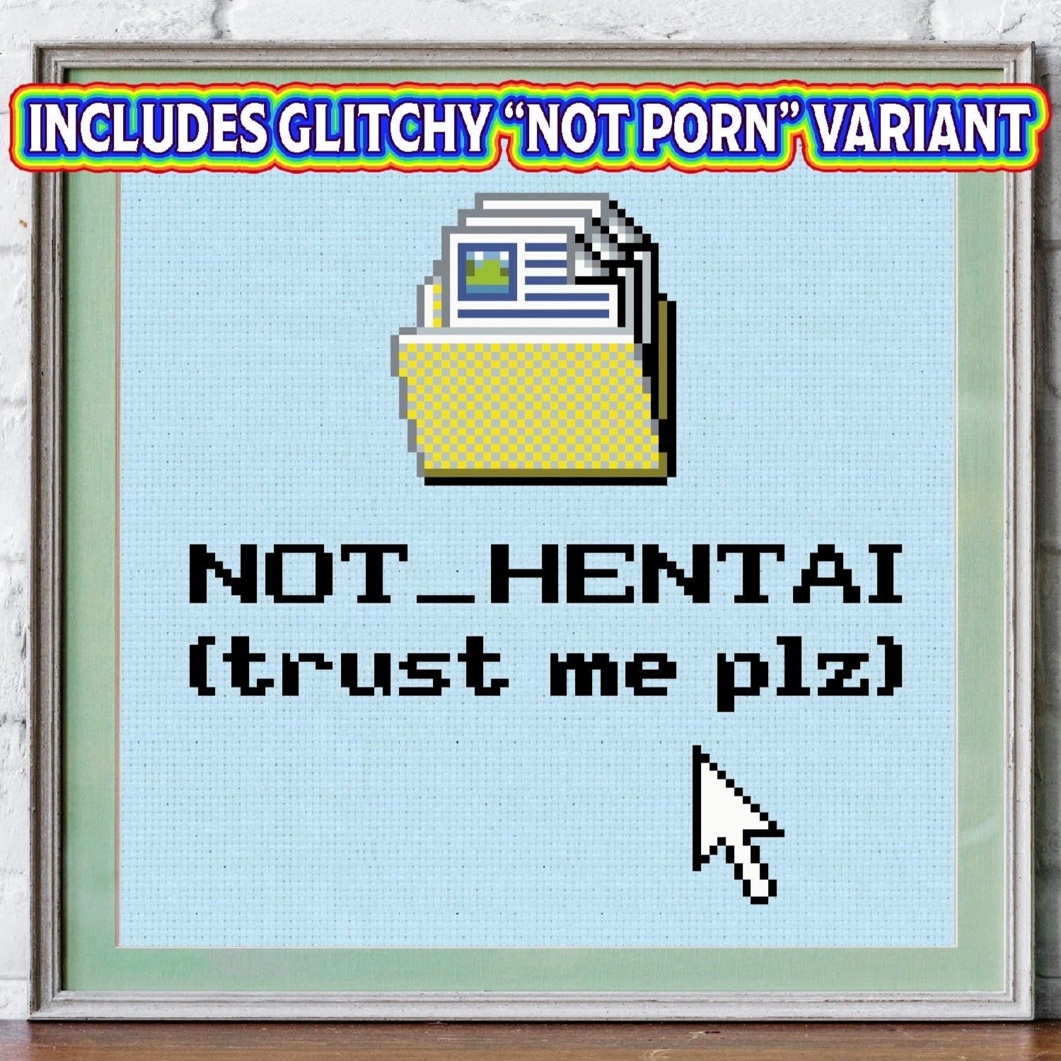 NOT PORN/HENTAI - PDF Pattern – The Retro Stitcher