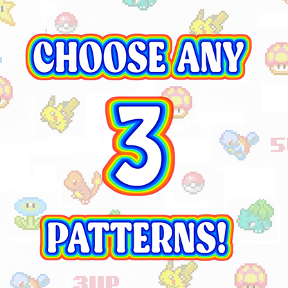 STOREWIDE - ANY 3 PATTERNS!