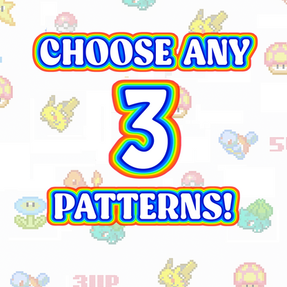 STOREWIDE - ANY 3 PATTERNS!