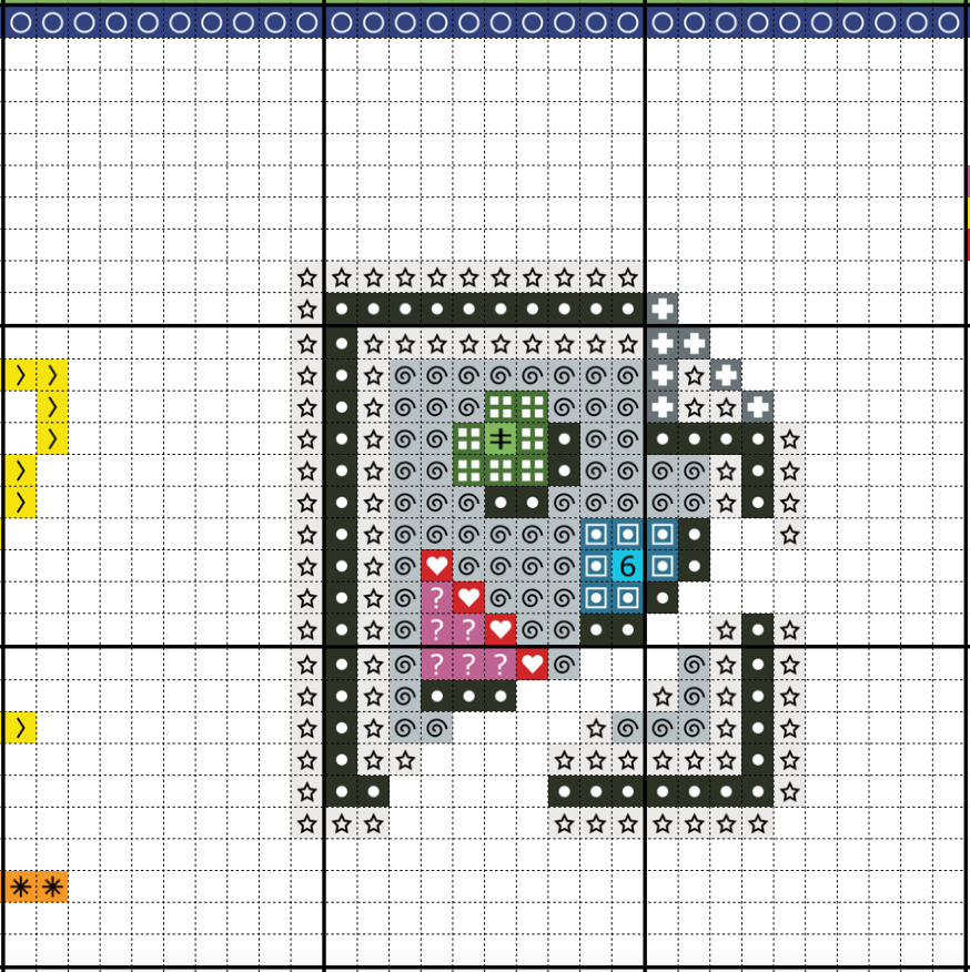 Pattern Captch C A P T C H A - PDF Pattern – The Retro Stitcher